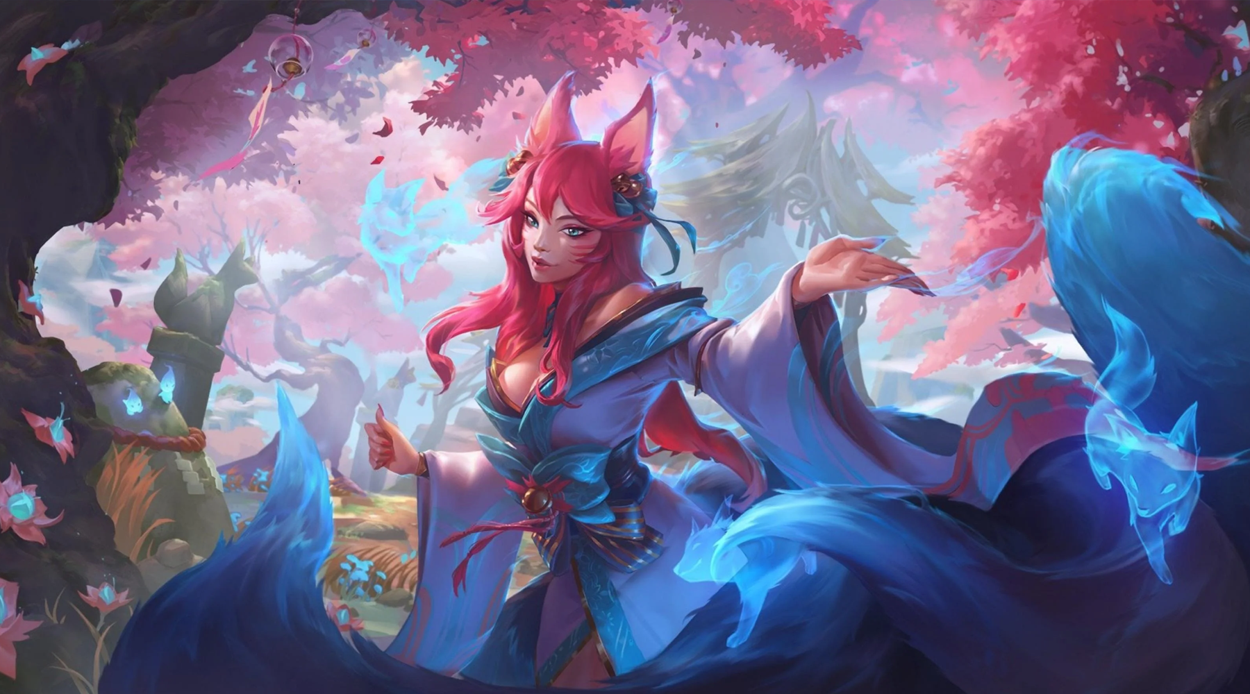 Spirit Blossom Ahri Concept Picture