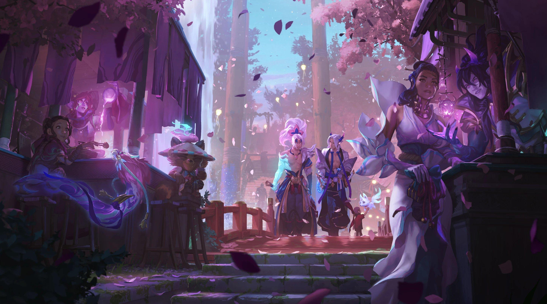 Spirit Blossom 2020 Legends of Runeterra Illustration